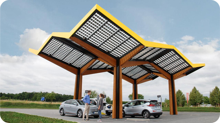 Fast charging stations for electric cars